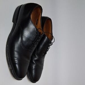 Classic Black Leather Men's Dress Shoes